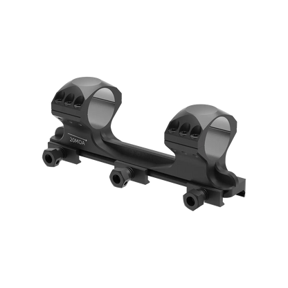 Dettaglio degli anelli da 30 mm dell'attacco X-ACCU 20 MOA