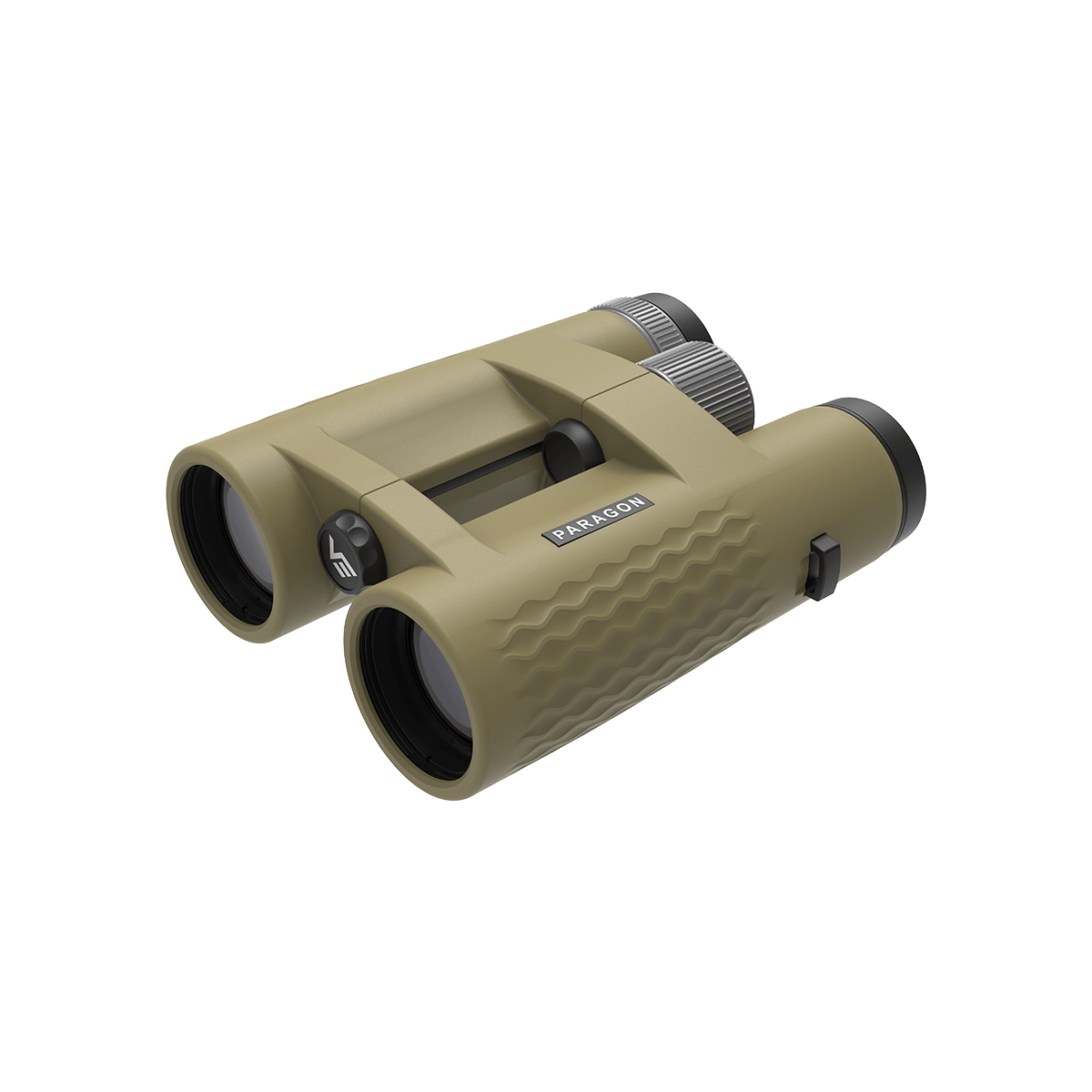 Binocolo Paragon HD a prismi a tetto con cerniera aperta
