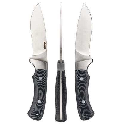 Dörr M-110 coltello a lama fissa manico in micarta con acciarino