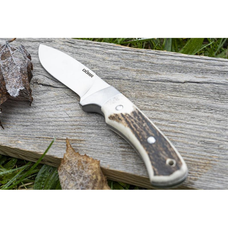 Dörr M-110 coltello a lama fissa manico in corno di cervo