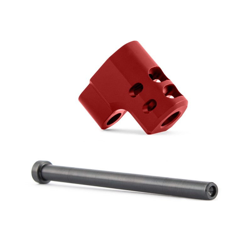 Toni System Compensatore per Beretta M9A3 e M9A4 con canna filettata, con guidamolla in acciaio – Rosso