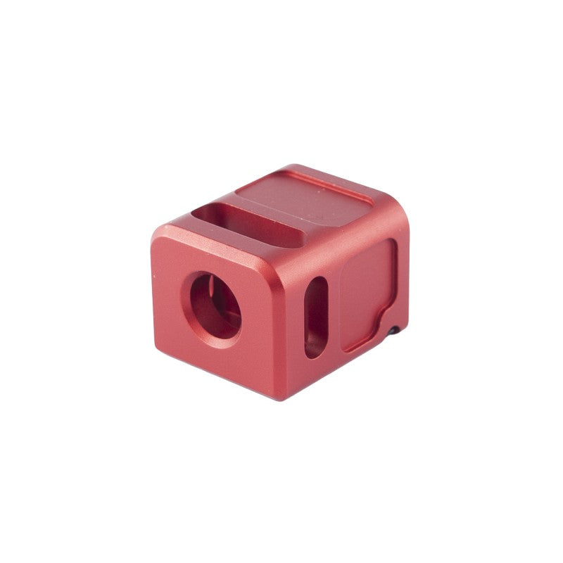 Toni System Compensatore per Glock 19 e 45 Gen4-Gen5, filettatura 13,5x1 SX – Rosso