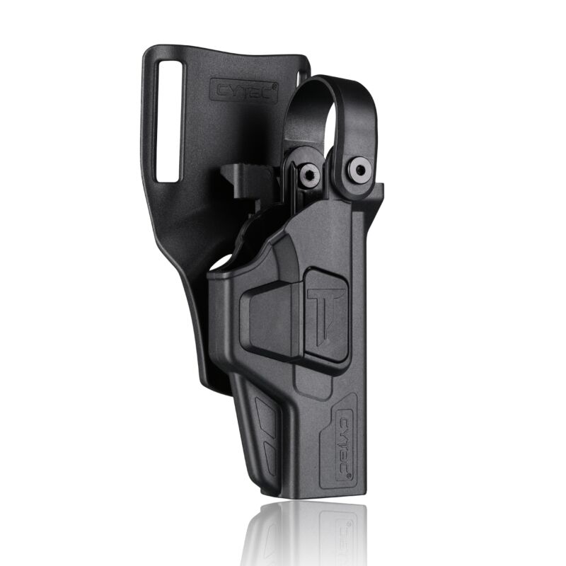 Cytac fondina Level III Duty per Glock 17 destra nera