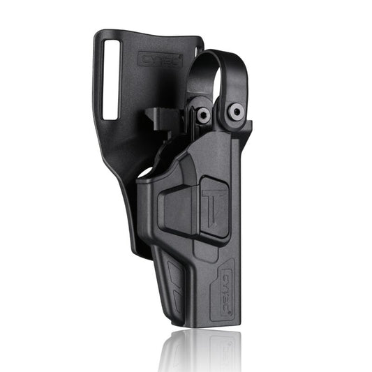 Cytac fondina Level III Duty per Glock 17 destra nera