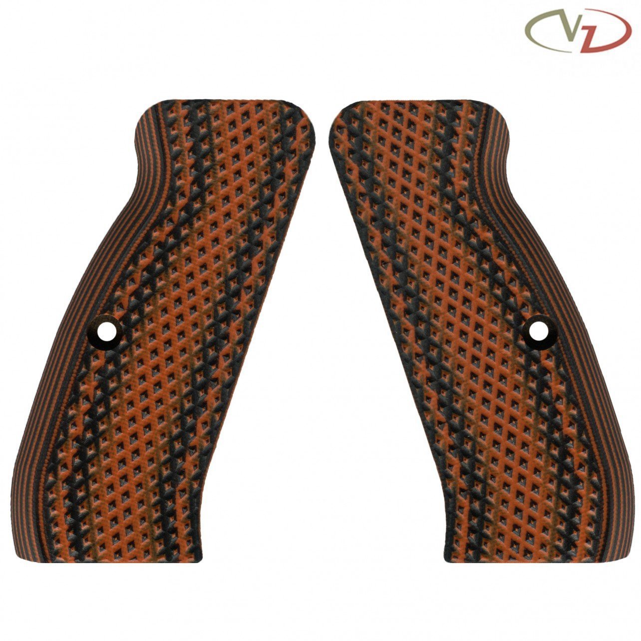 VZ Grips CZ 75 Diamond Backs - Tiger Stripe