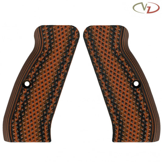 VZ Grips CZ 75 Diamond Backs - Tiger Stripe