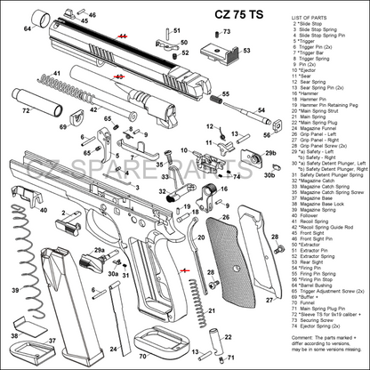 CZ Ejector CZ 75/ ST - Black
