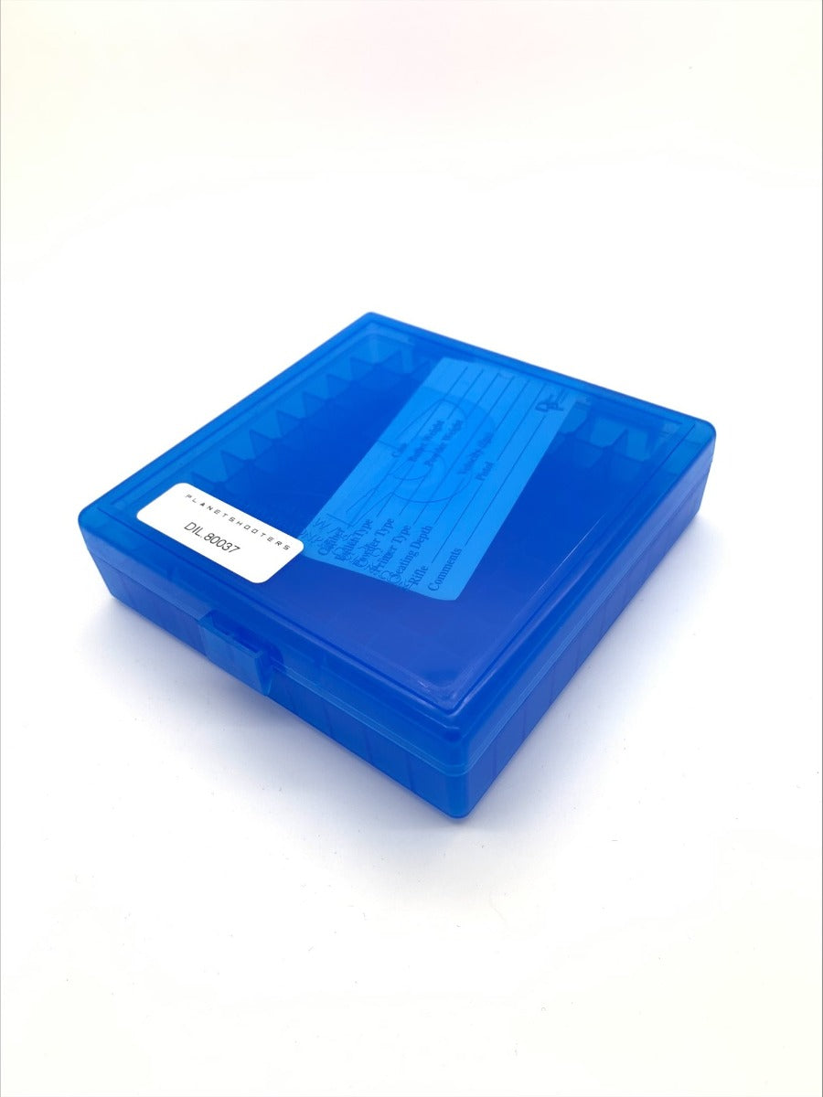 Dillon Precision Ammunition Box 45 ACP, 10mm - 100 Colpi - Blue
