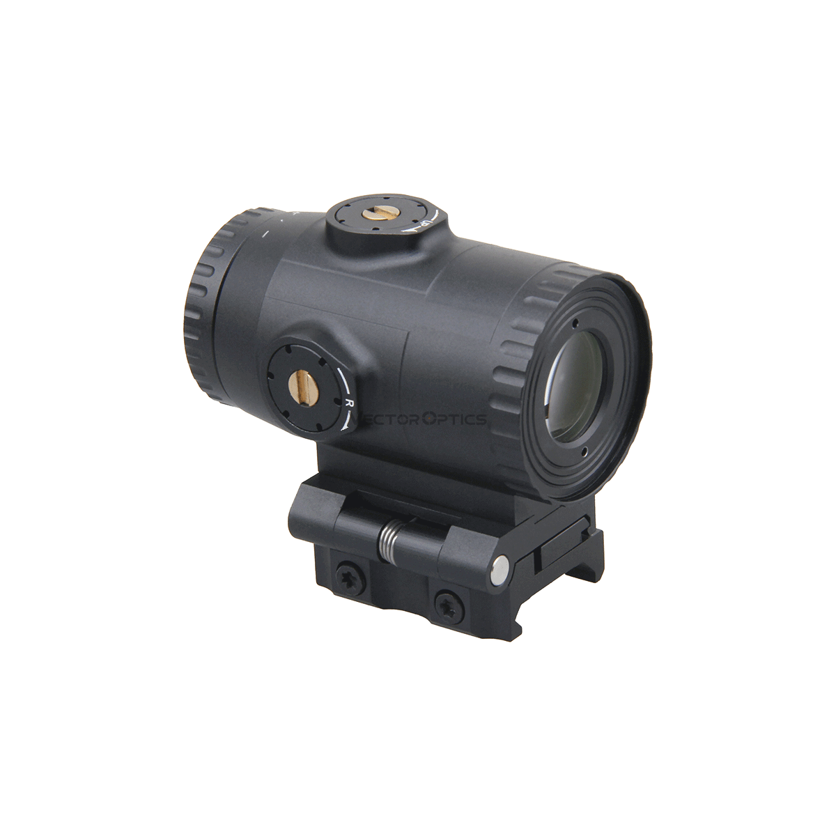 Dettaglio dell'attacco Picatinny del Vector Optics Paragon 3x18 Mini