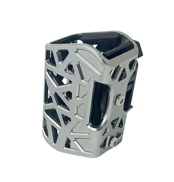 Double Alpha Academy X-Ray Aluminum Pouch Portacaricatore - Silver