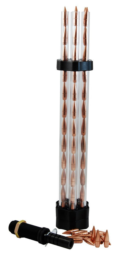 Double Alpha Academy Mini Mr. Bullet Feeder For Dillon Precision – RIFLE .223 (Die + Silos)