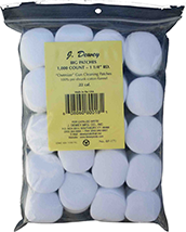 Dewey Pezzuole Tonde da 1-1/4" per Calibri .22-.224 Confezione 1000pz