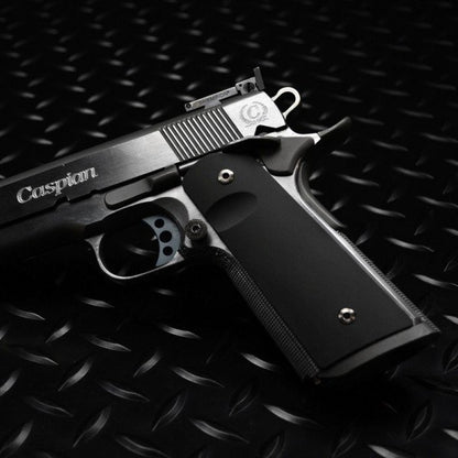 Strike Industries guancette 1911 PX-08 lisce nero opaco, dettaglio 6