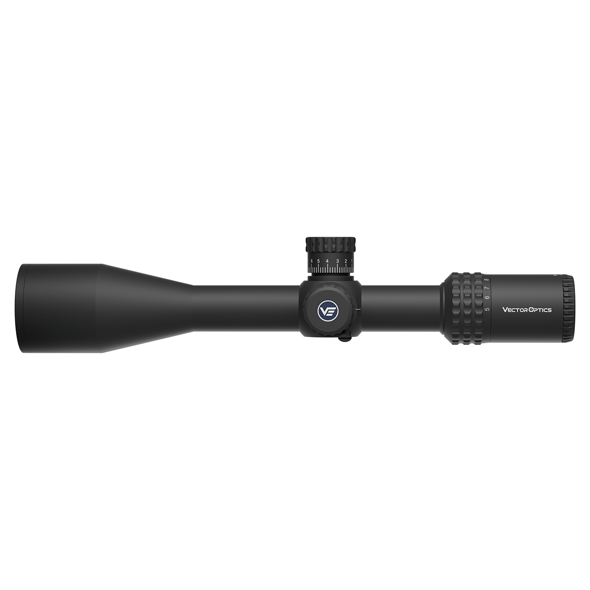 Torrette con zero stop del Vector Optics Sentinel 5-25x50 HD FFP