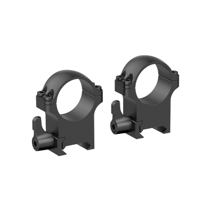 Dettaglio della leva di sgancio rapido degli anelli Vector Optics 30 mm