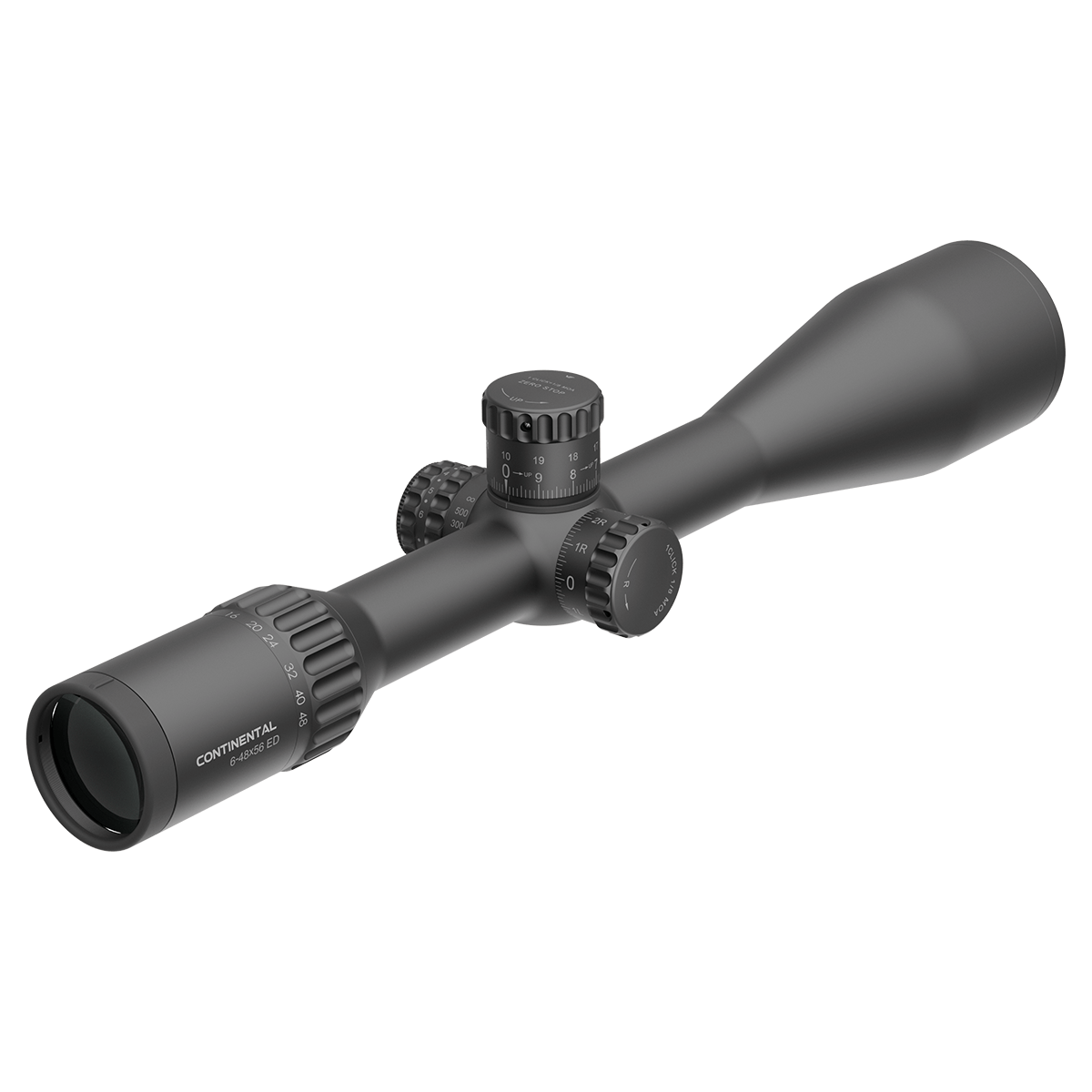 Torretta con zero stop del Vector Optics Continental x8 6-48x56 ED MOA