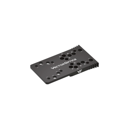 Dettaglio dell'adattatore Vector Optics in lega 7075-T6 per CZ