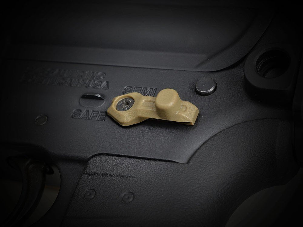 Strike Industries Ultimate Selector Switch kit 10 leve per AR-15, FDE, dettaglio 2