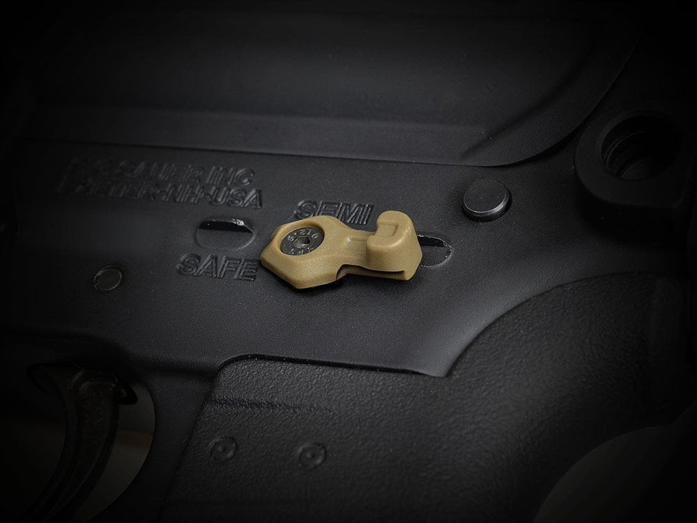 Strike Industries Ultimate Selector Switch kit 10 leve per AR-15, FDE, dettaglio 9