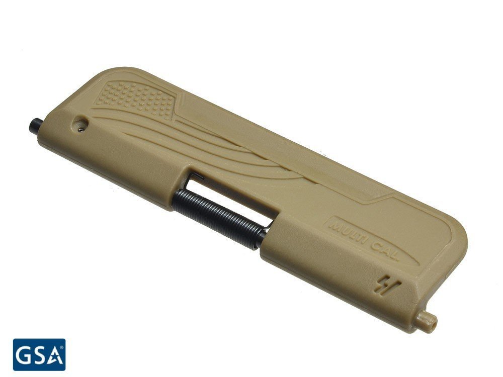 Strike Industries Ultimate Dust Cover Enhanced Flag per AR-15 FDE, foto 1 di 2