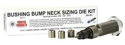 Forster Plus Bushing Bump Neck Sizer Die Kit immagine ufficiale