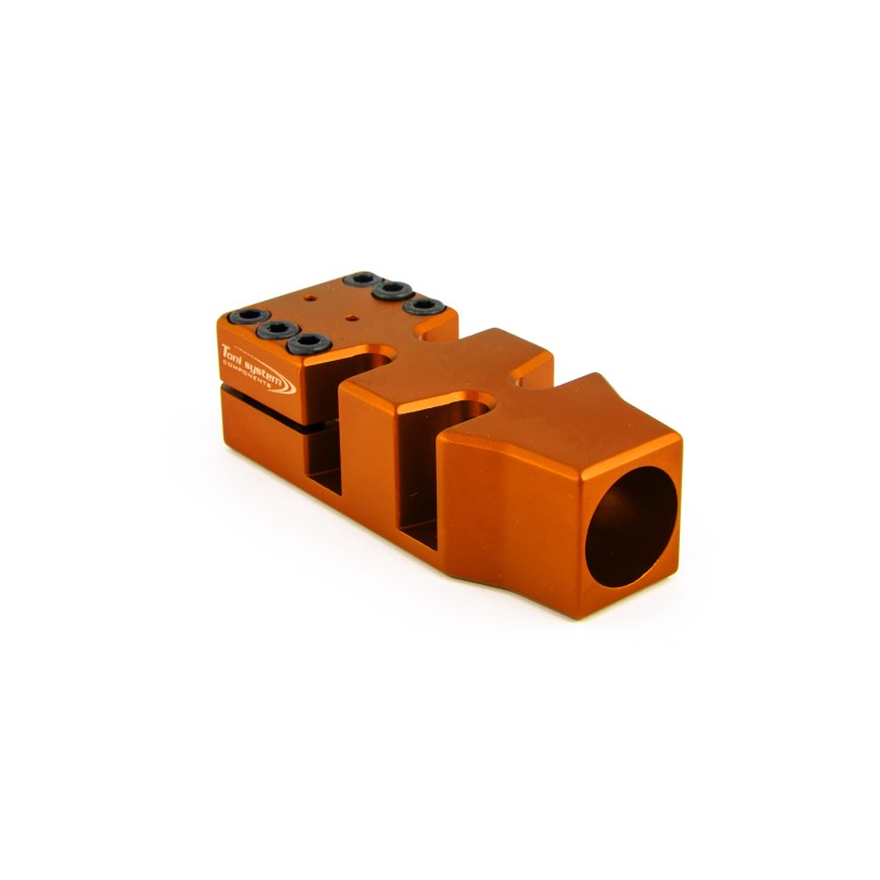 Toni System Freno di bocca diametro 22,5 mm – Arancione