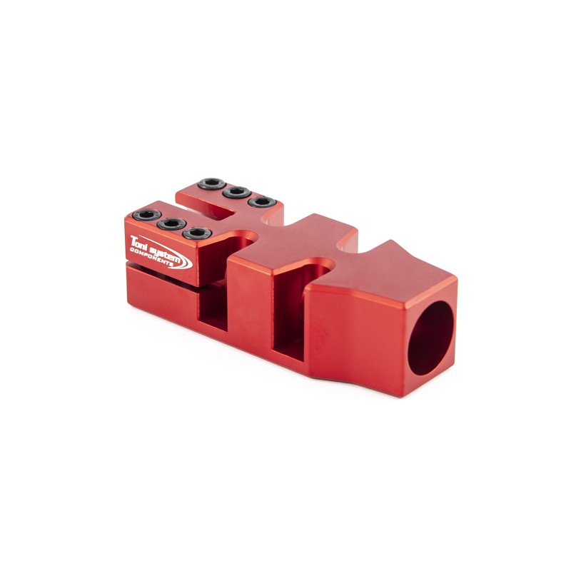 Toni System Freno di bocca per Benelli M2 SP con bindella originale – Rosso