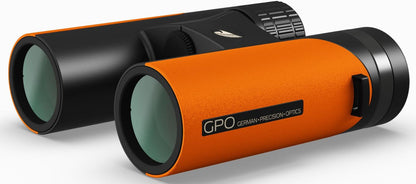 GPO Passion ED 8x32 arancione, vista degli obiettivi da 32 mm
