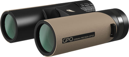 GPO Passion ED 8x32 sabbia, vista di tre quarti