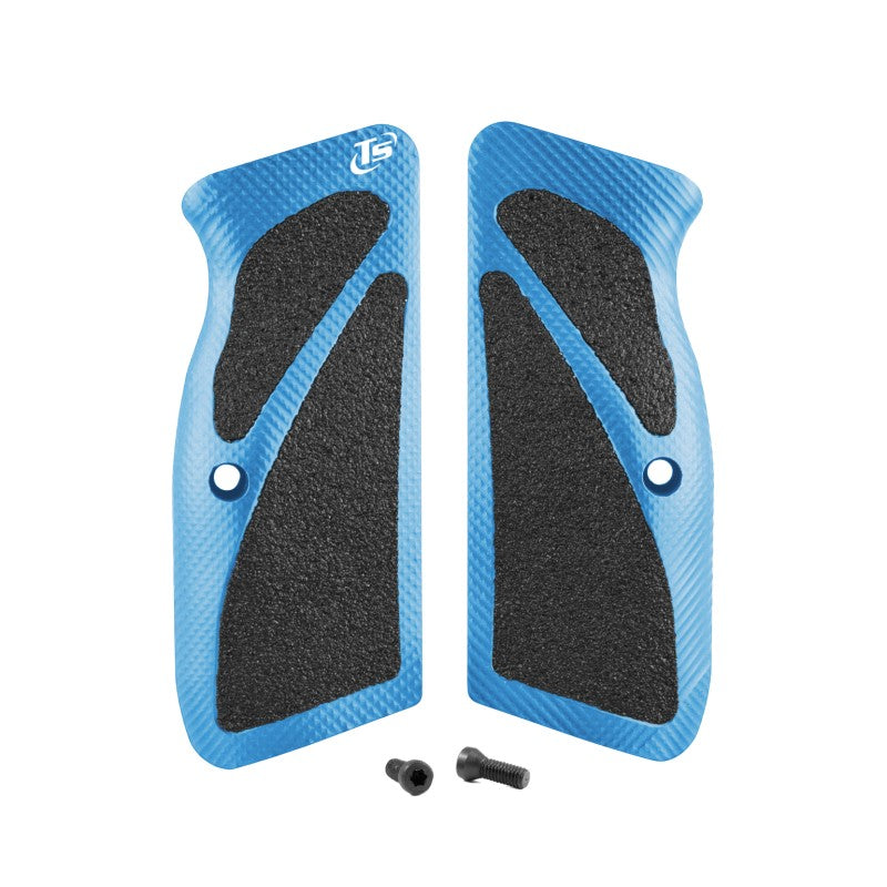 Toni System Guancette 3D lunghe per Tanfoglio P19L-P21L-T95F Match – Blu
