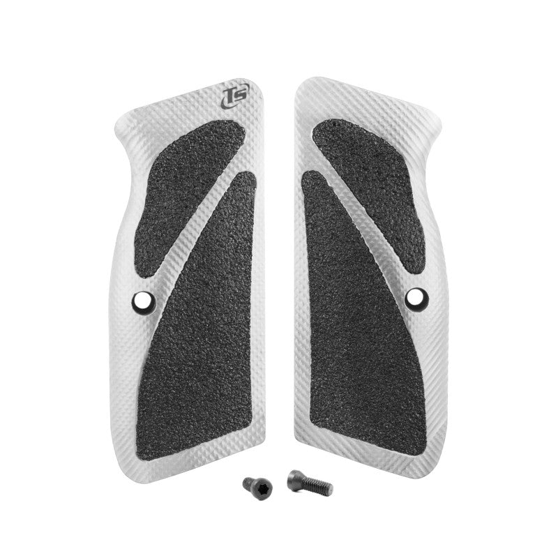 Toni System Guancette 3D lunghe per Tanfoglio P19L-P21L-T95F Match – Argento