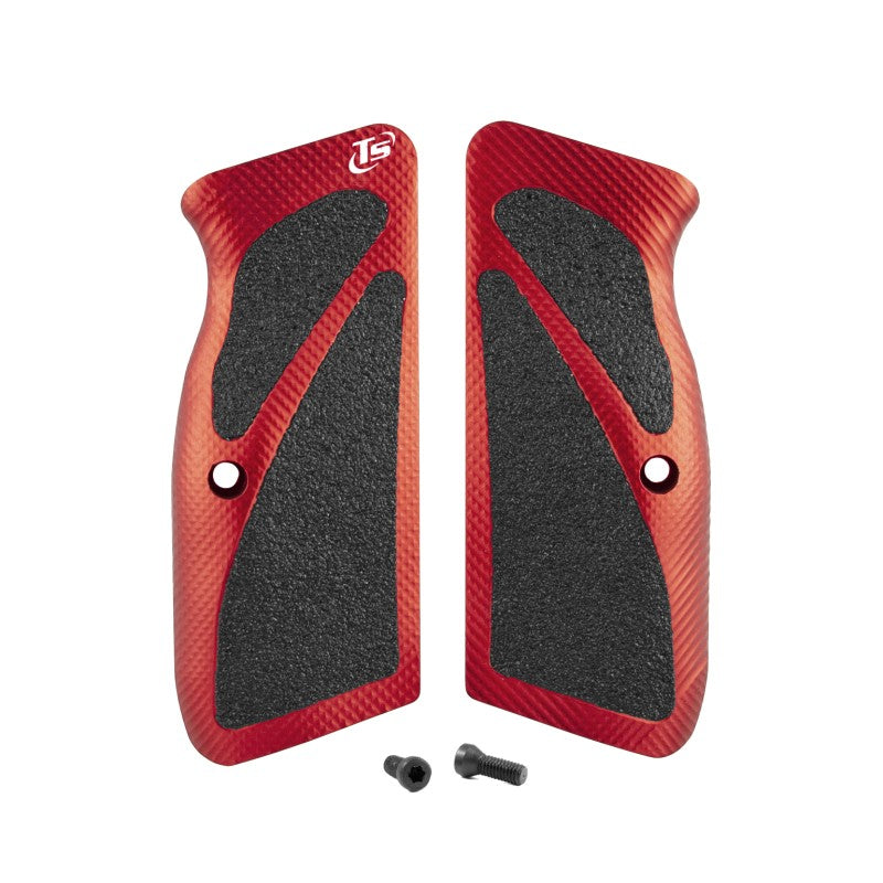 Toni System Guancette 3D lunghe per Tanfoglio P19L-P21L-T95F Match – Rosso