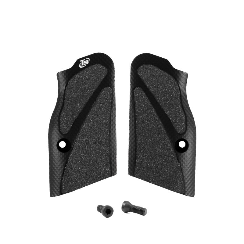 Toni System Guancette 3D ultra corte, fusto small, per Tanfoglio Domina e Limited Custom Unica – Nero