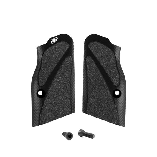 Toni System Guancette 3D ultra corte, fusto small, per Tanfoglio Domina e Limited Custom Unica – Nero