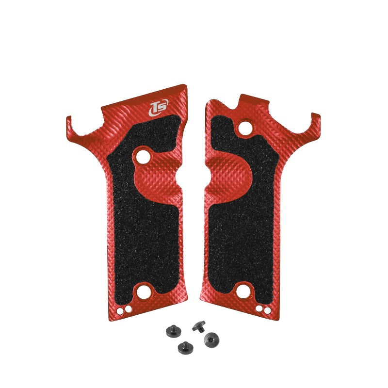 Toni System Guancette alleggerite per Beretta 92X Defensive (IDPA) – Rosso