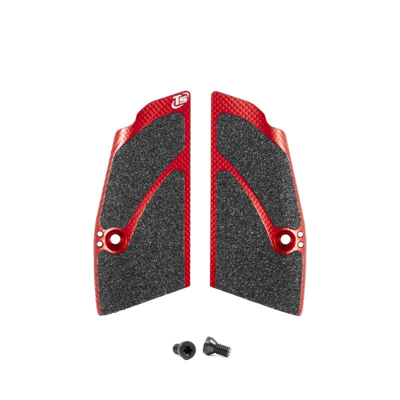 Toni System Guancette X3D alleggerite corte per CZ P-01 – Rosso