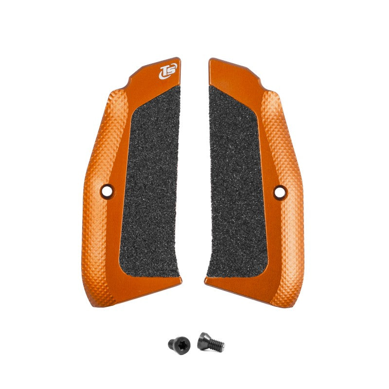 Toni System Guancette High Grip lunghe per CZ Shadow e Tactical Sport – Arancione