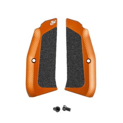 Toni System Guancette High Grip lunghe per CZ Shadow e Tactical Sport – Arancione