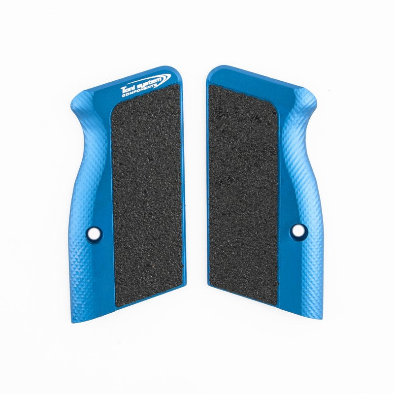 Toni System Guancette High Grip corte per Tanfoglio P19L-P21L-T95F – Blu