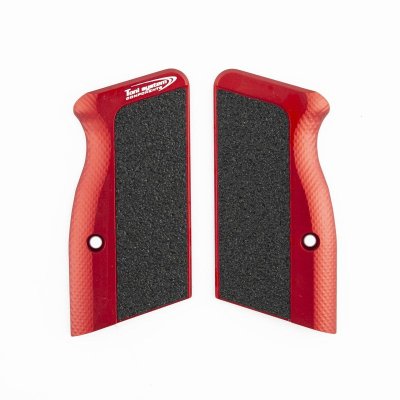 Toni System Guancette High Grip corte per Tanfoglio P19L-P21L-T95F – Rosso