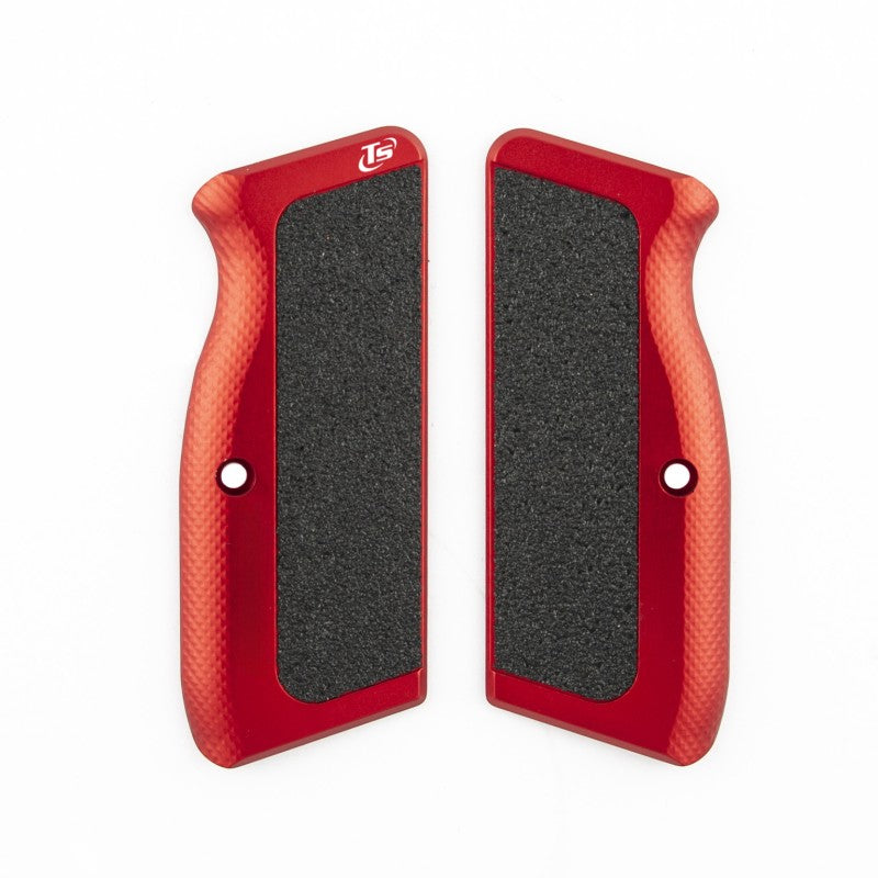 Toni System Guancette High Grip lunghe per Tanfoglio P19L-P21L-T95F – Rosso