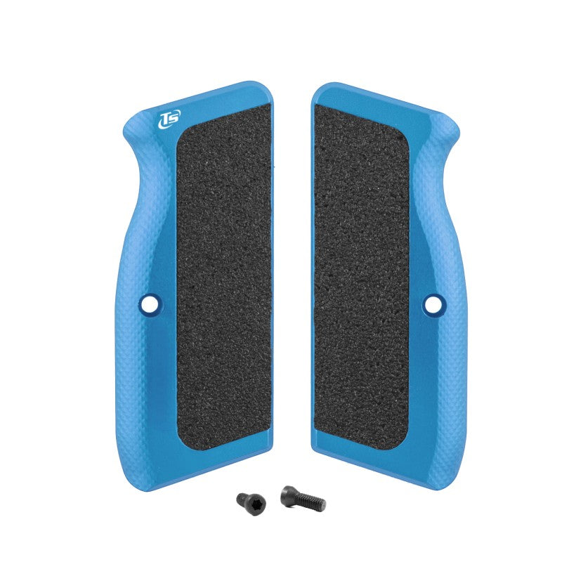 Toni System Guancette High Grip lunghe per Tanfoglio P19L-P21L-T95F – Blu