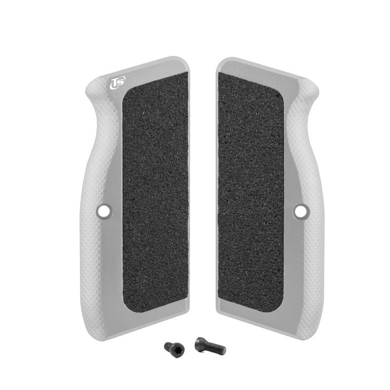 Toni System Guancette High Grip lunghe per Tanfoglio P19L-P21L-T95F – Argento