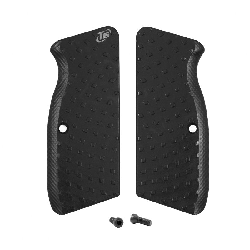 Toni System Guancette Vybram lunghe per Tanfoglio P19L-P21L-T95F Match – Nero