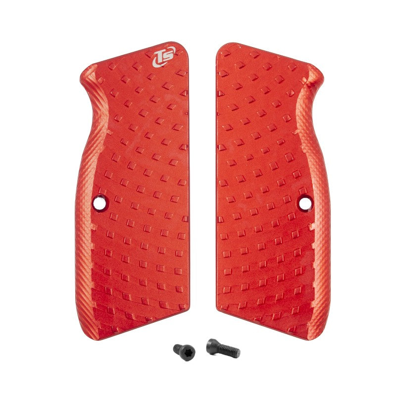 Toni System Guancette Vybram lunghe per Tanfoglio P19L-P21L-T95F Match – Rosso