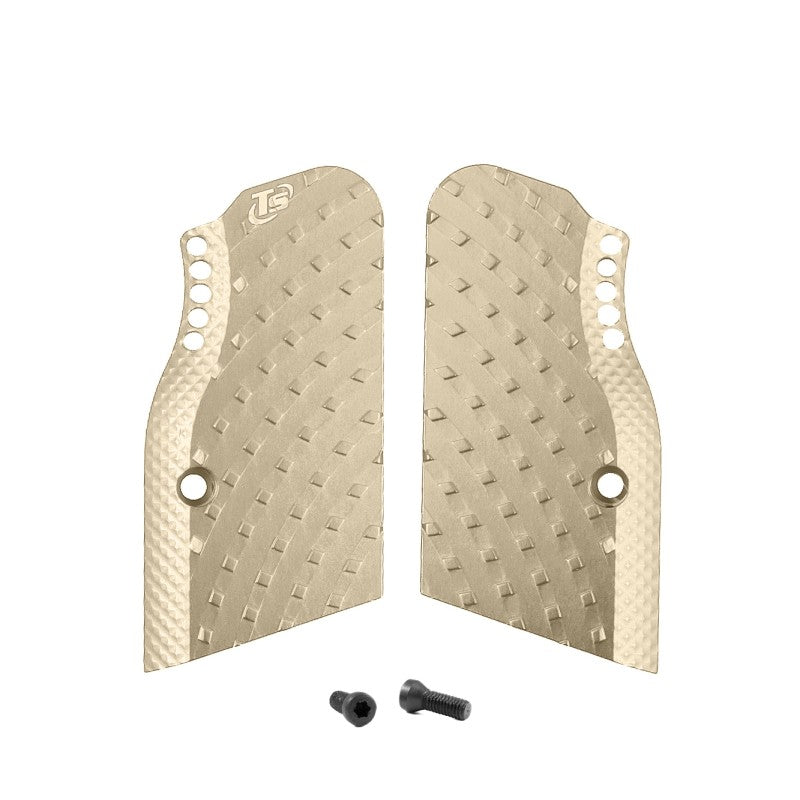 Toni System Guancette Vybram alleggerite corte, fusto small, per Tanfoglio – Sabbia