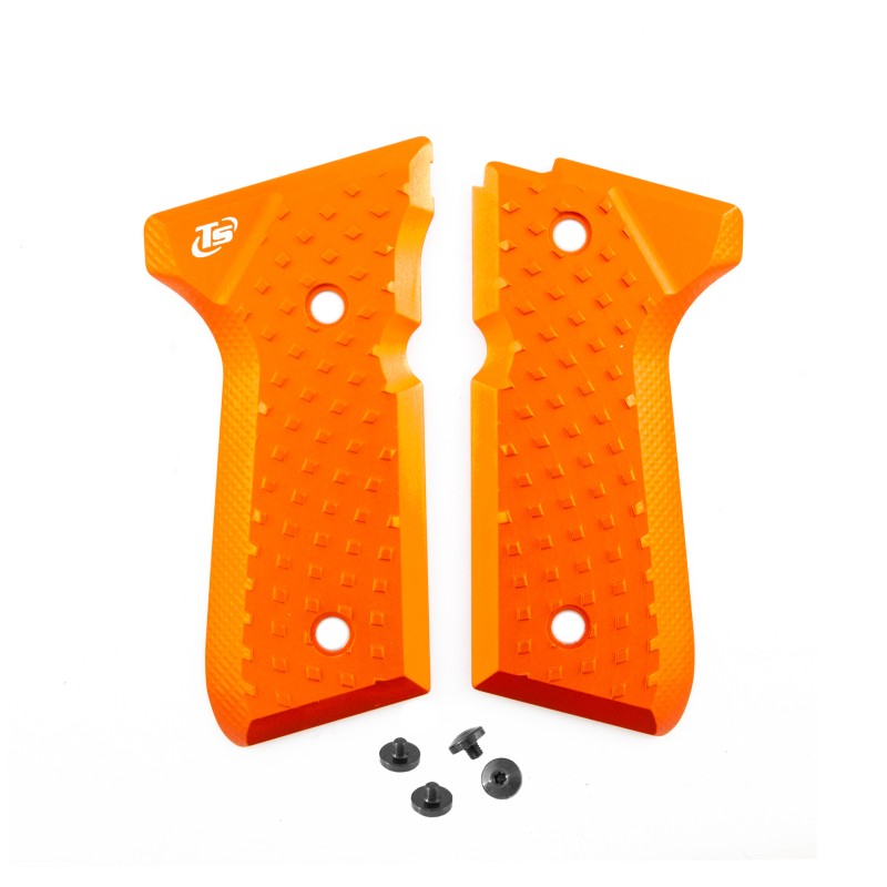Toni System Guancette Vybram per Beretta 92, 96, 98, Elite LTT e M9A1 – Arancione