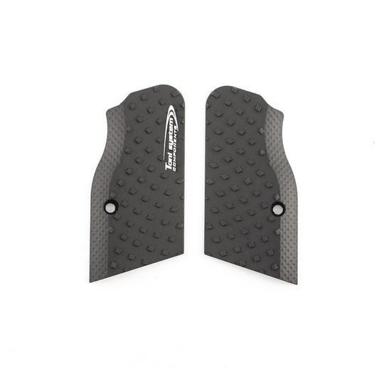 Toni System Guancette Vybram ultra corte, fusto small, per Tanfoglio Domina e Limited Custom Unica – Nero