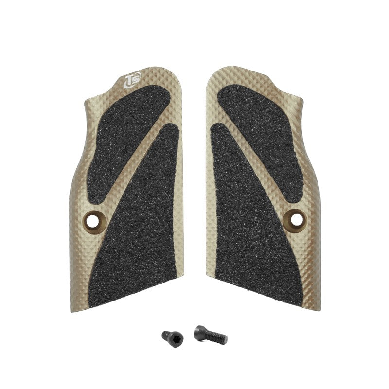 Toni System Guancette X3D corte, fusto small, per Tanfoglio – Sabbia