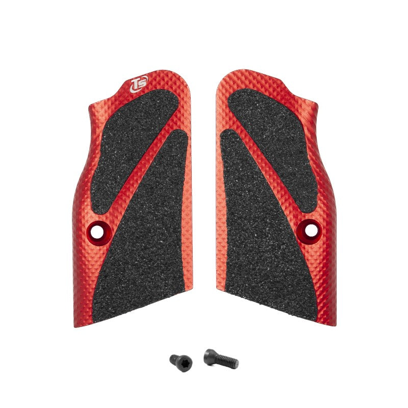 Toni System Guancette X3D corte, fusto small, per Tanfoglio – Rosso